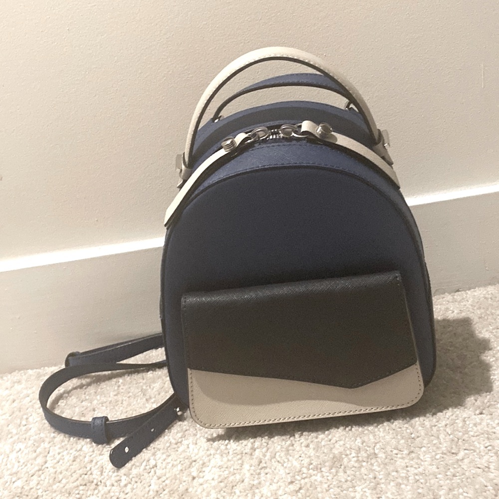 Botkier Cobble Hill Mini Backpack- Blue Combo